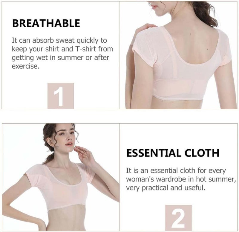 DIYEAH Sweat Vest for Women Underarm Sweatproof Pads Lightweight Breathable Moisture-Wicking Activewear Size XL Khaki - Image 3